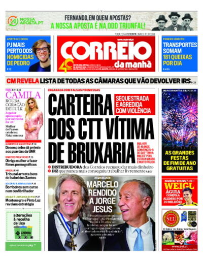 CM de hoje (31/12/2019)