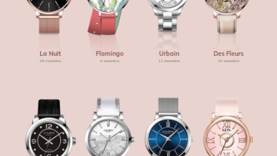 Relógios Adaros - Coleção de 8 relógios